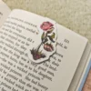 Peony Skull – Magnetic Bookmark