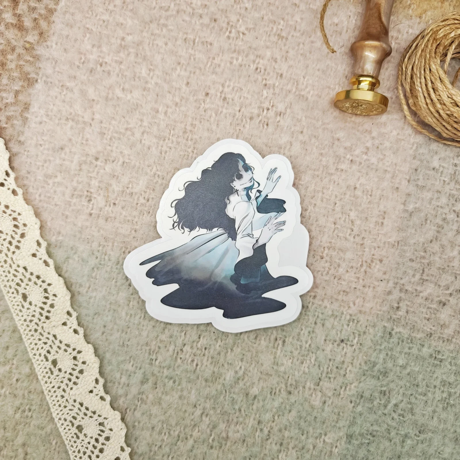 The Ghost – Meg Lister, a Chained to Me sticker