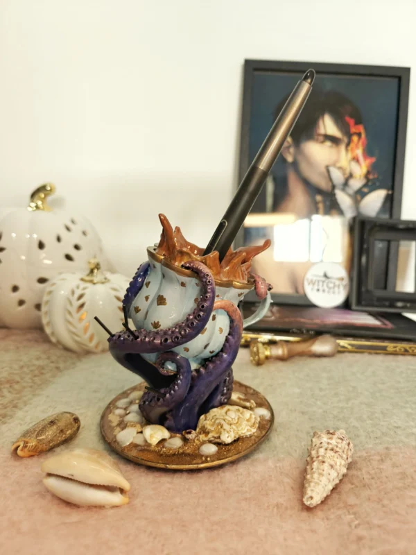 Summer Breeze – teacup pen holder