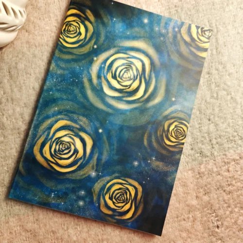 Galactic Rose Dainty Notebook – 60 lined pages