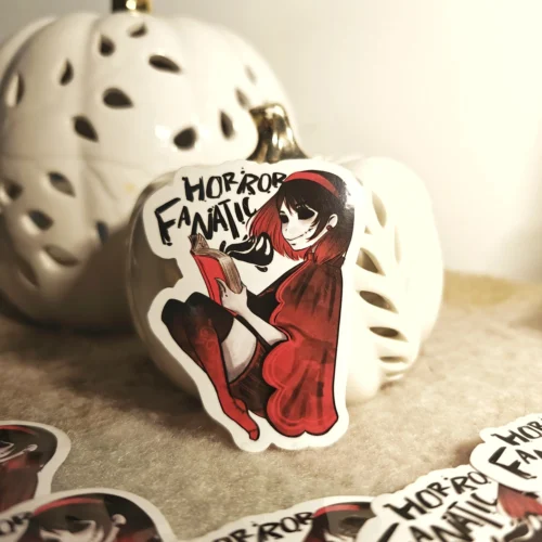 Horror Fanatic – glossy sticker
