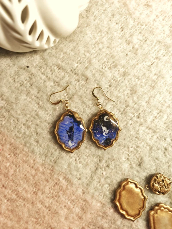 Night Cats – earrings