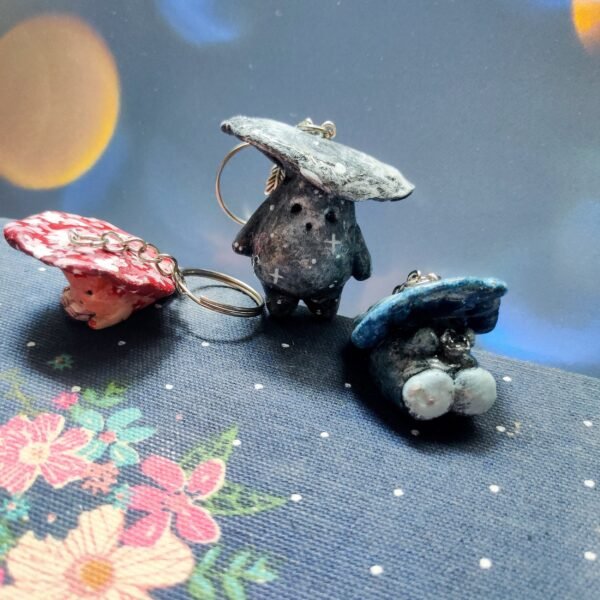 Mushroom Companion Keychain