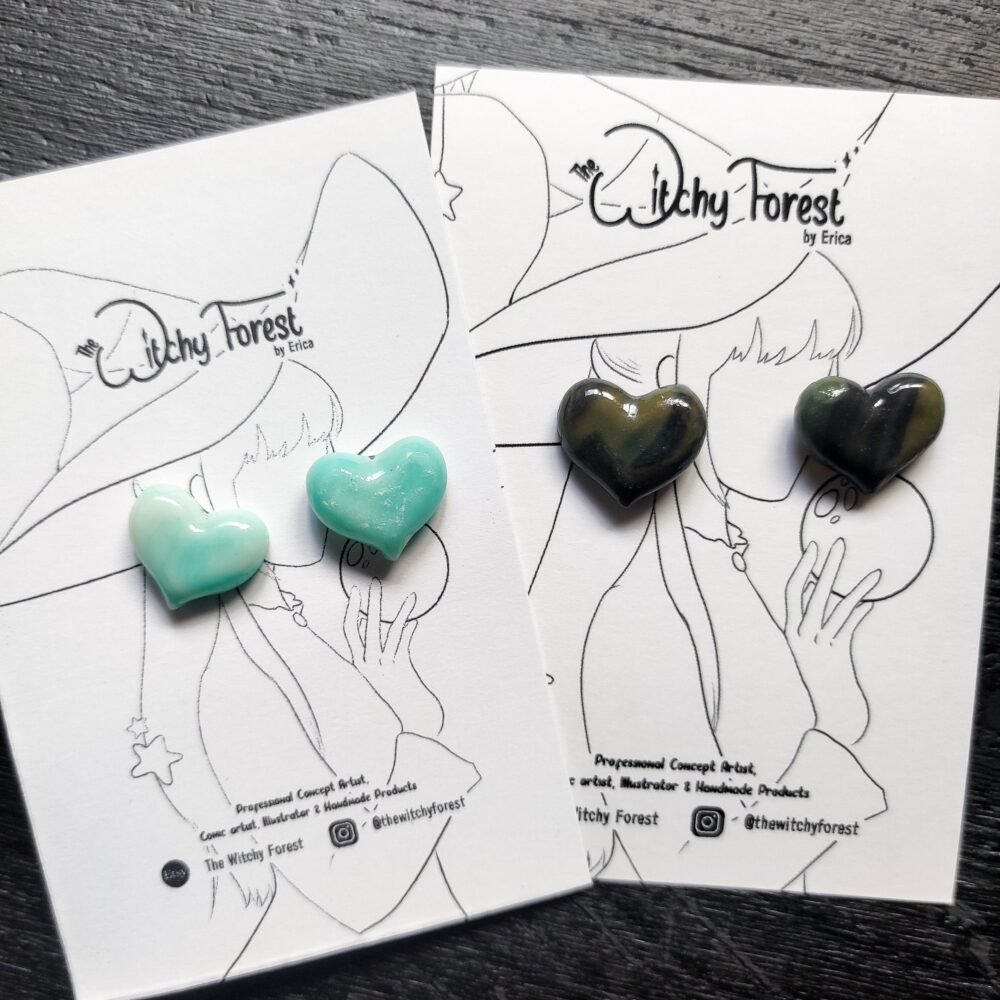 Heart STUD EARRINGS