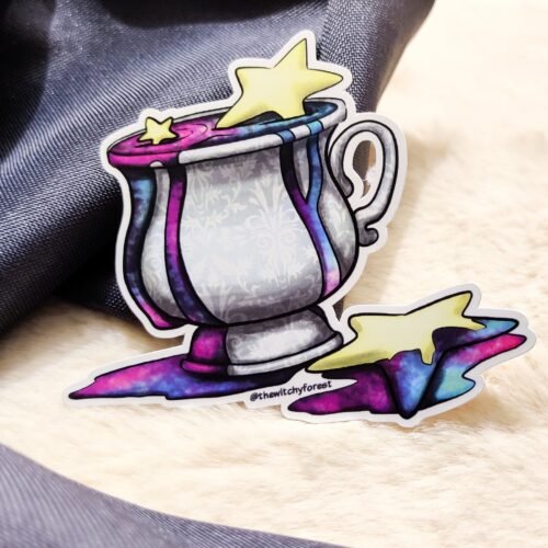 Spilling Stars semi gloss sticker
