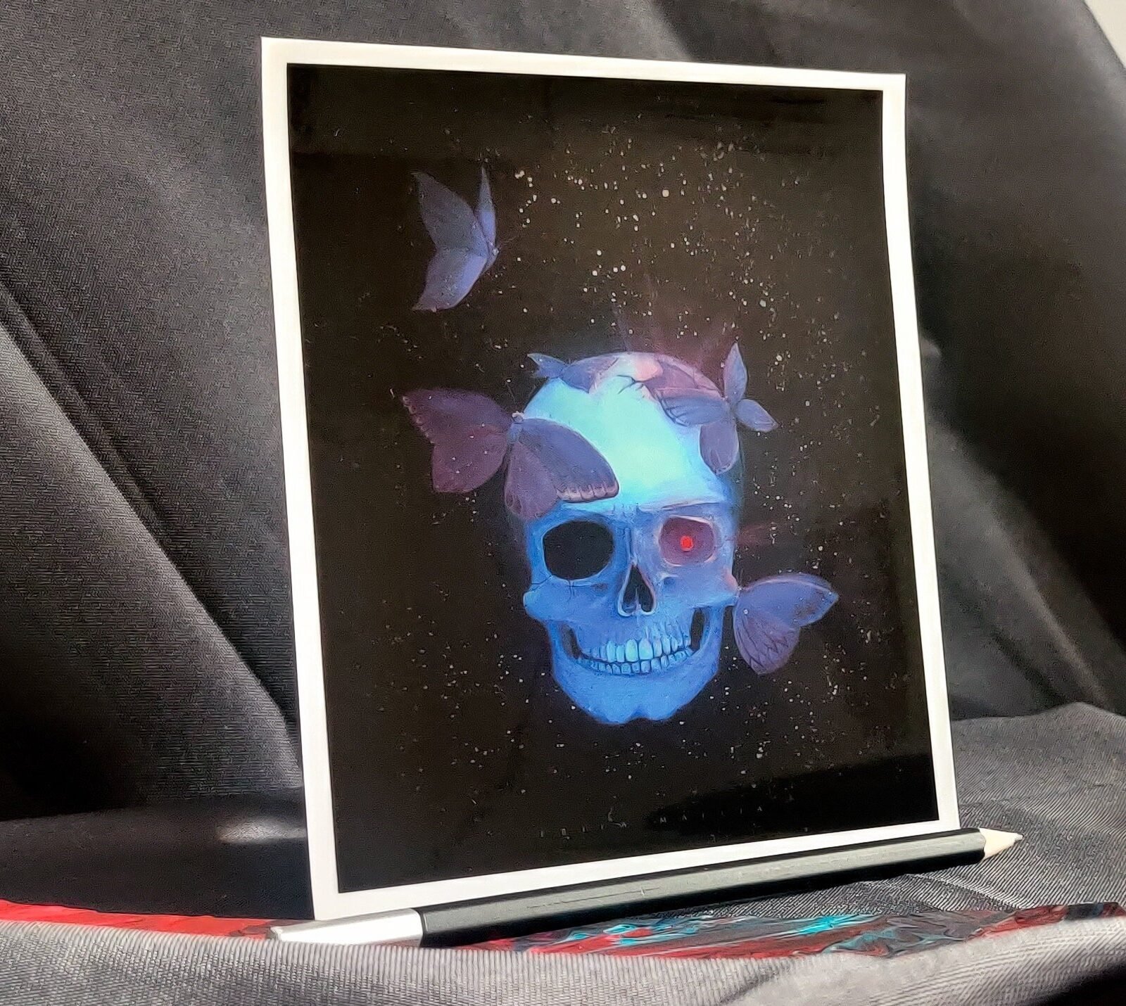 Deathly Attraction Art Print