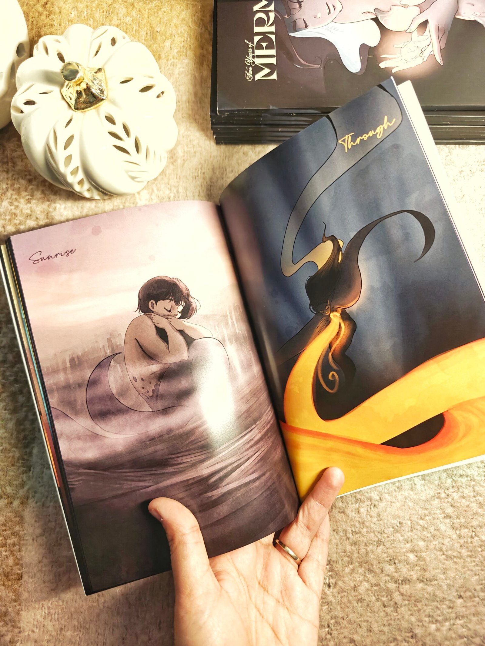 Open Mermay book spread