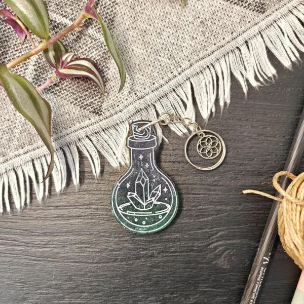 Crystal Potion Keychains