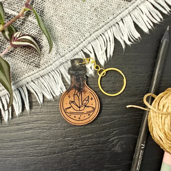 Crystal Potion Keychains
