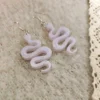 Serpent Resin Earrings