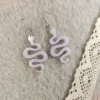 Serpent Resin Earrings
