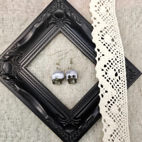 Skull Resin Earrings