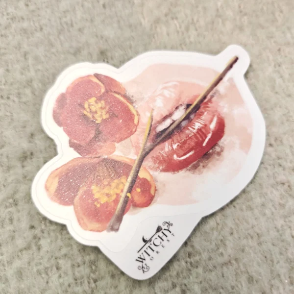 1000004122.webp Blooming Red – flowers and lips sticker