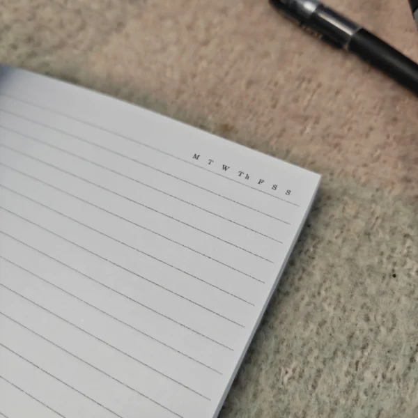 Deep Blue Dainty Notebook – 60 lined pages