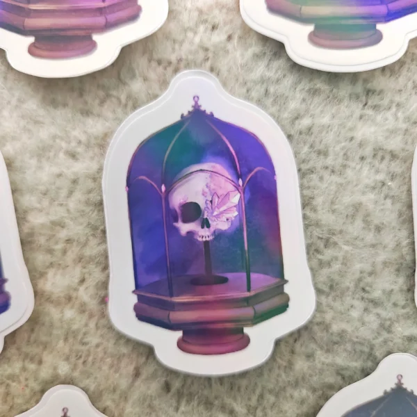 Crystal Skull Sticker