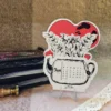 Sale!! 2026 Peony Skull Desk Calendar
