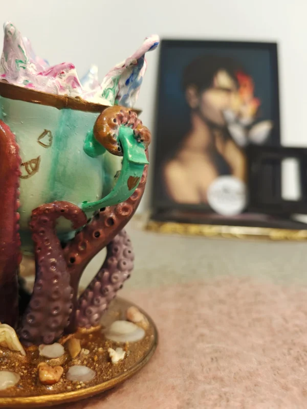 Summer Wonder – teacup pen holder