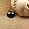 Ghibli Dust Bunny (sprite) – handmade pin