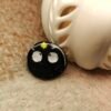 Ghibli Dust Bunny (sprite) – handmade pin