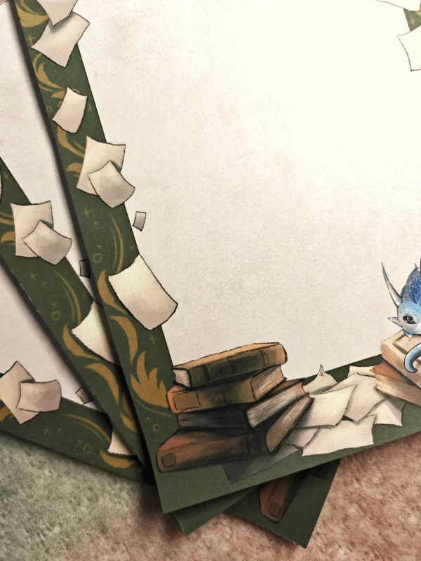 1000011470.webp Bookish Dragon – Blank Notepad