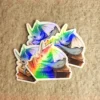 1000011514.webp Bookish Dragon – holo rainbow sticker