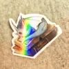 1000011517.webp Bookish Dragon – holo rainbow sticker