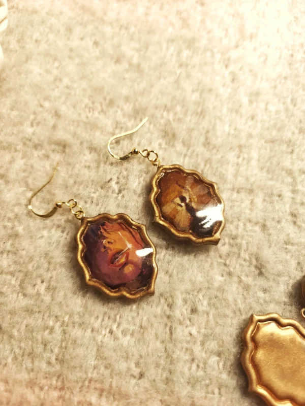 Mesmerized by Fire – earrings