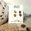 Ghosties STUD EARRINGS | Ghosts | Made from homemade clay