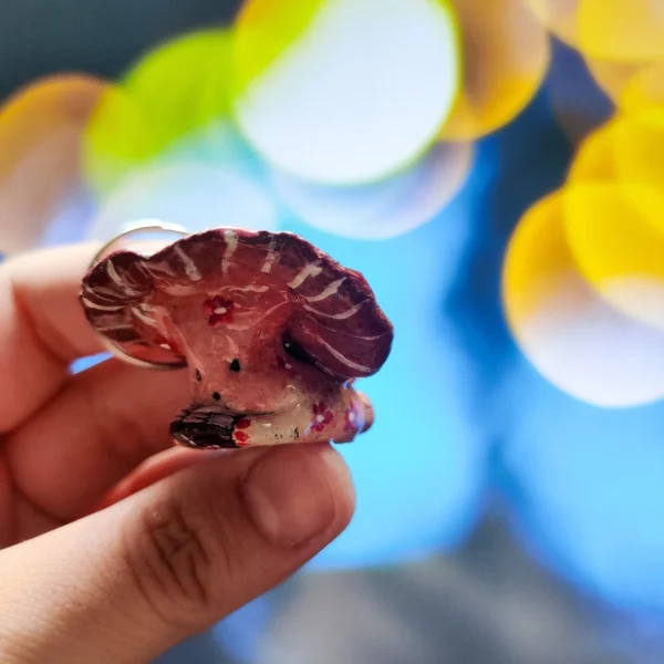 Mushroom Companion Keychain