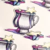 Spilling Stars semi gloss sticker