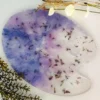 Purple mist with mini FLOWER PETALS Resin Decorative Art Palette