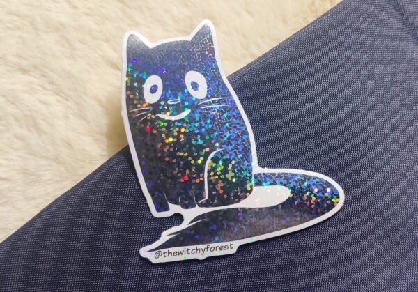 https3A2F2Fi.etsystatic.com2F113947292Fr2Fil2F9631e52F43126248142Fil_fullxfull.4312624814_ib39.jpg Witchy Kitty Holographic glossy sticker