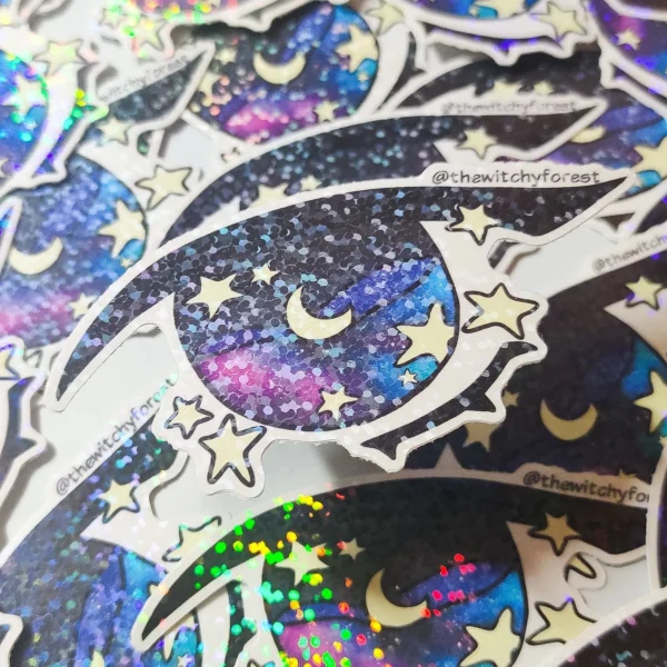 https3A2F2Fi.etsystatic.com2F113947292Fr2Fil2Fa6cbae2F38036738862Fil_fullxfull.3803673886_6rp2.webp STARS in my eyes Holographic glossy sticker