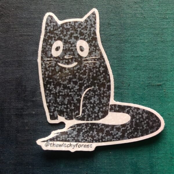 https3A2F2Fi.etsystatic.com2F113947292Fr2Fil2Fc9fb4a2F38019221442Fil_fullxfull.3801922144_a3ua.jpg Witchy Kitty Holographic glossy sticker