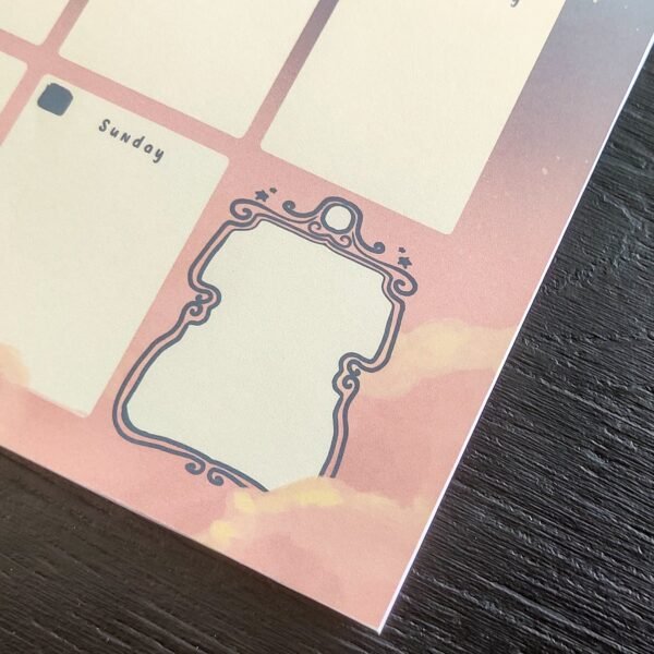 Up in the Clouds – weekly planner
