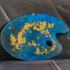https3A2F2Fi.etsystatic.com2F113947292Fr2Fil2Ff529be2F43717018712Fil_fullxfull.4371701871_snwf.webp Blue with Gold flakes and rocks Resin Art Palette