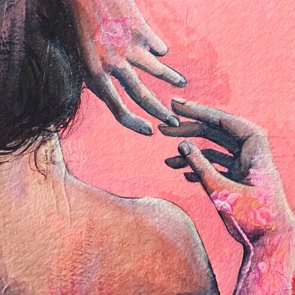 Nature Girls | Set of 3 modern surreal Mini Art Print