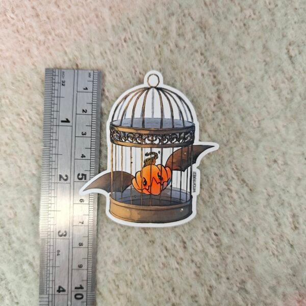 processed_c01f07fd83ad4372a59d540afad02c62.jpeg Caged Halloween glossy sticker