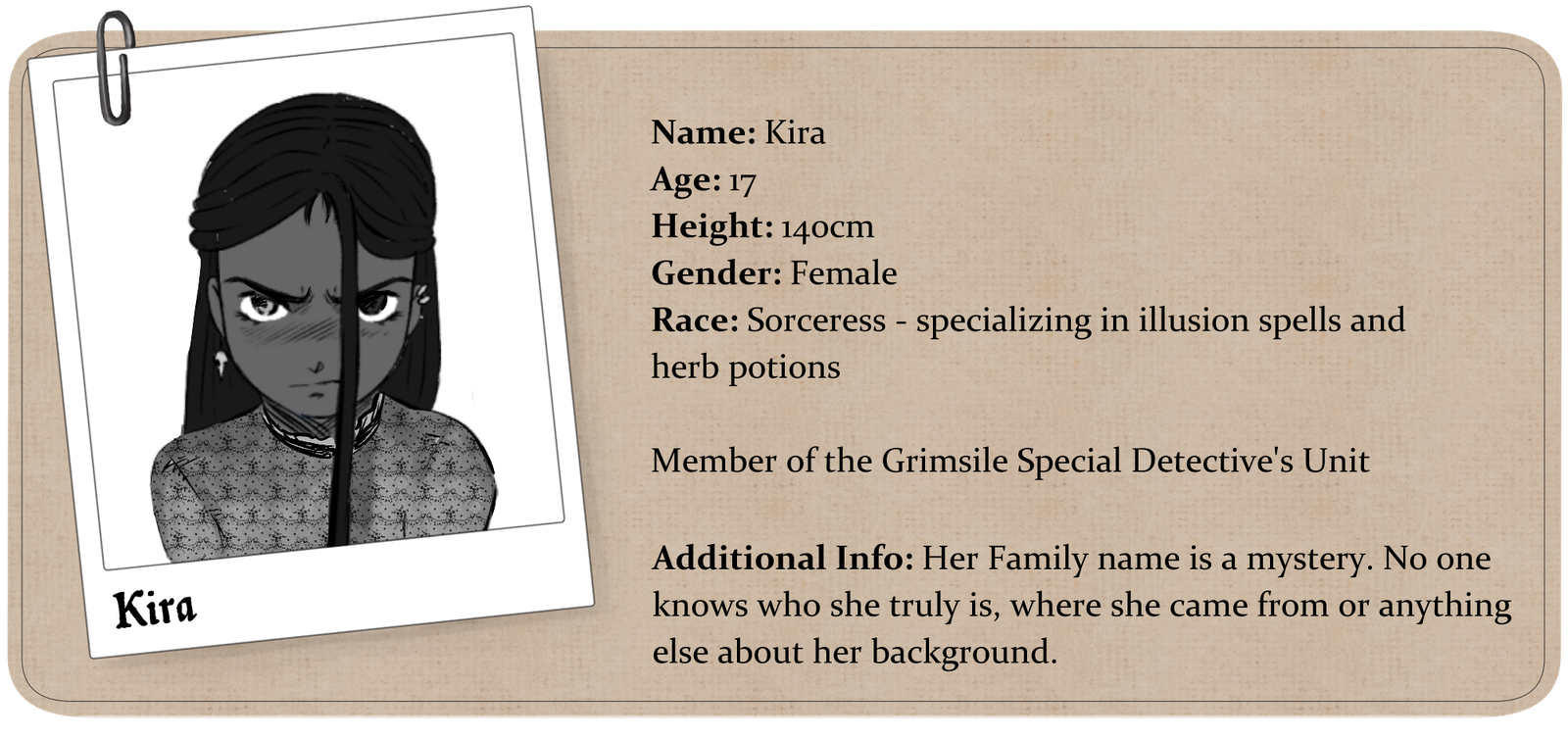 Kira character profile