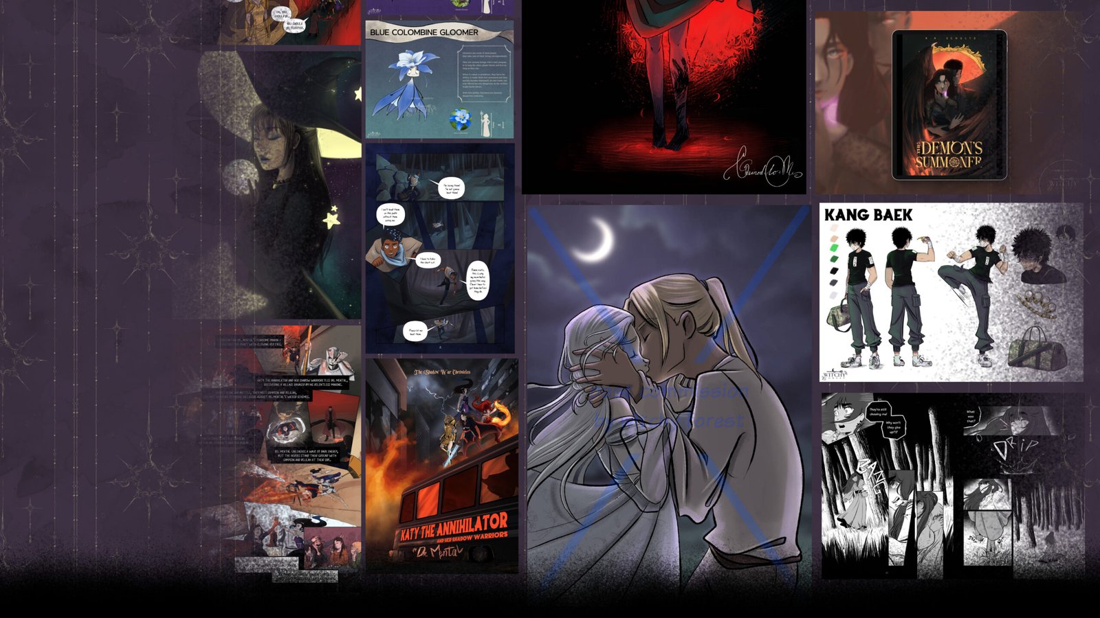 Commission artwork examples
