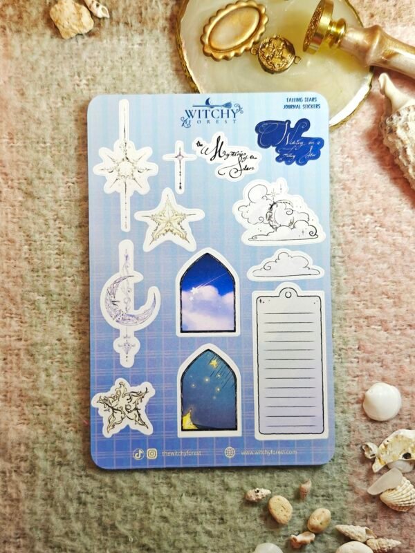Falling Stars - Journal stickers